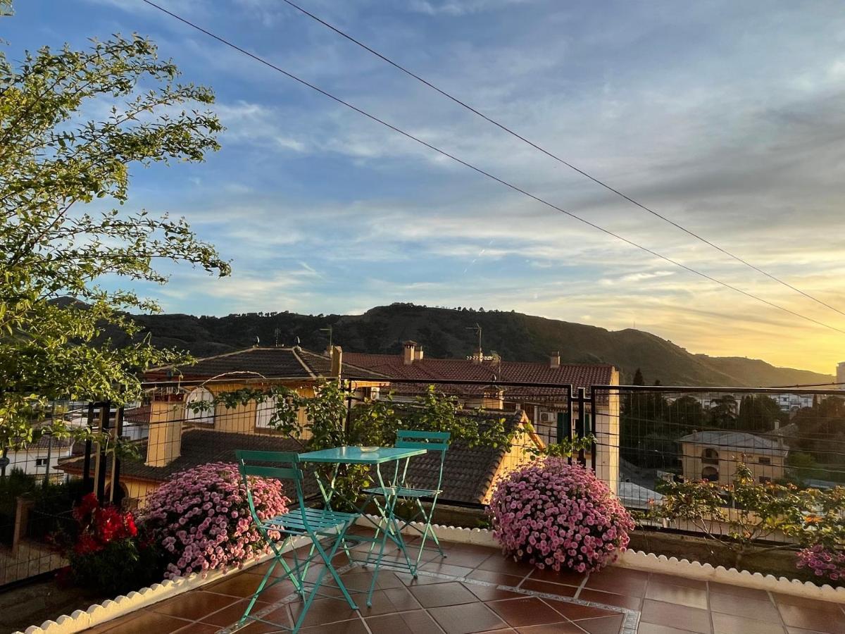 Casa Rural Vistablanca: Panoramic Views with Pool Near Alhambra Cenes De La Vega Exterior photo