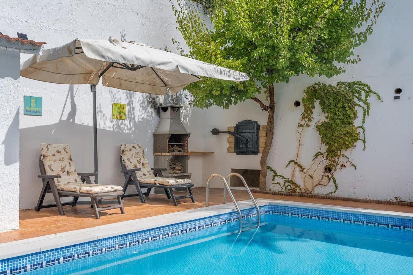 Casa Rural Vistablanca: Panoramic Views with Pool Near Alhambra Cenes De La Vega Exterior photo