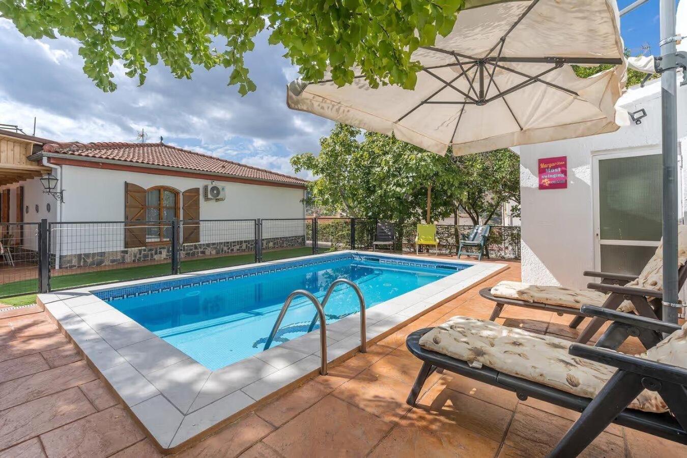 Casa Rural Vistablanca: Panoramic Views with Pool Near Alhambra Cenes De La Vega Exterior photo